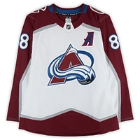 Maillot Fanatics blanc autographié de Cale Makar, Colorado Avalanche