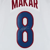 Maillot Fanatics blanc autographié de Cale Makar, Colorado Avalanche