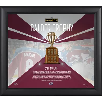 Framed Cale Makar Colorado Avalanche 2022 Norris Trophy Winner