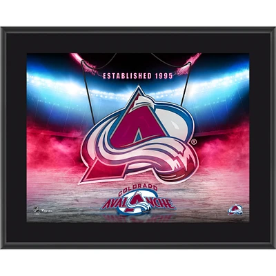 Colorado Avalanche 10.5" x 13" Horizontal Team Logo Sublimated Plaque