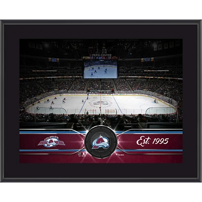 Plaque d'équipe sublimée Colorado Avalanche 10,5" x 13"