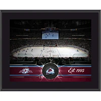 Plaque d'équipe sublimée Colorado Avalanche 10,5" x 13"