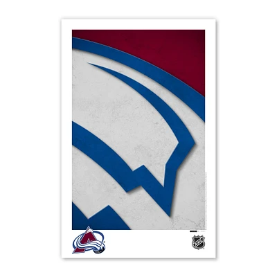 Colorado Avalanche 11" x 17" Minimalist Logo Poster Print