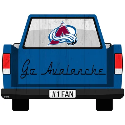 Colorado Avalanche 12'' x 12'' Truck Back Décor