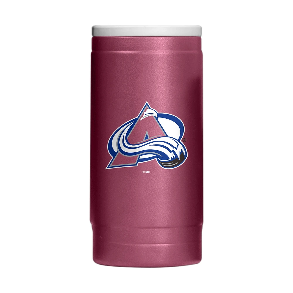 Colorado Avalanche 12oz. Flipside Powdercoat Slim Can Cooler