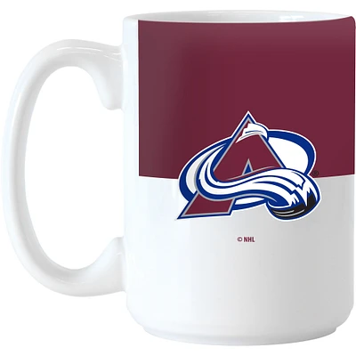 Avalanche du Colorado 15 oz. Tasse à blocs de couleurs