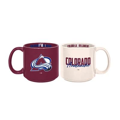 Colorado Avalanche 2-Pack 15oz. Stackable Mug Set