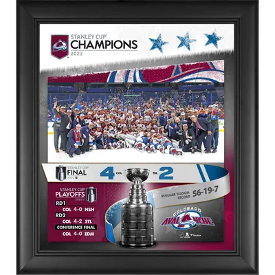 Lids Colorado Avalanche Fanatics Authentic Framed 15 x 17 2021  Presidents' Trophy Winners Collage