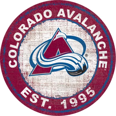 Colorado Avalanche 24'' Round Heritage Logo Sign