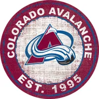 Colorado Avalanche 24'' Round Heritage Logo Sign