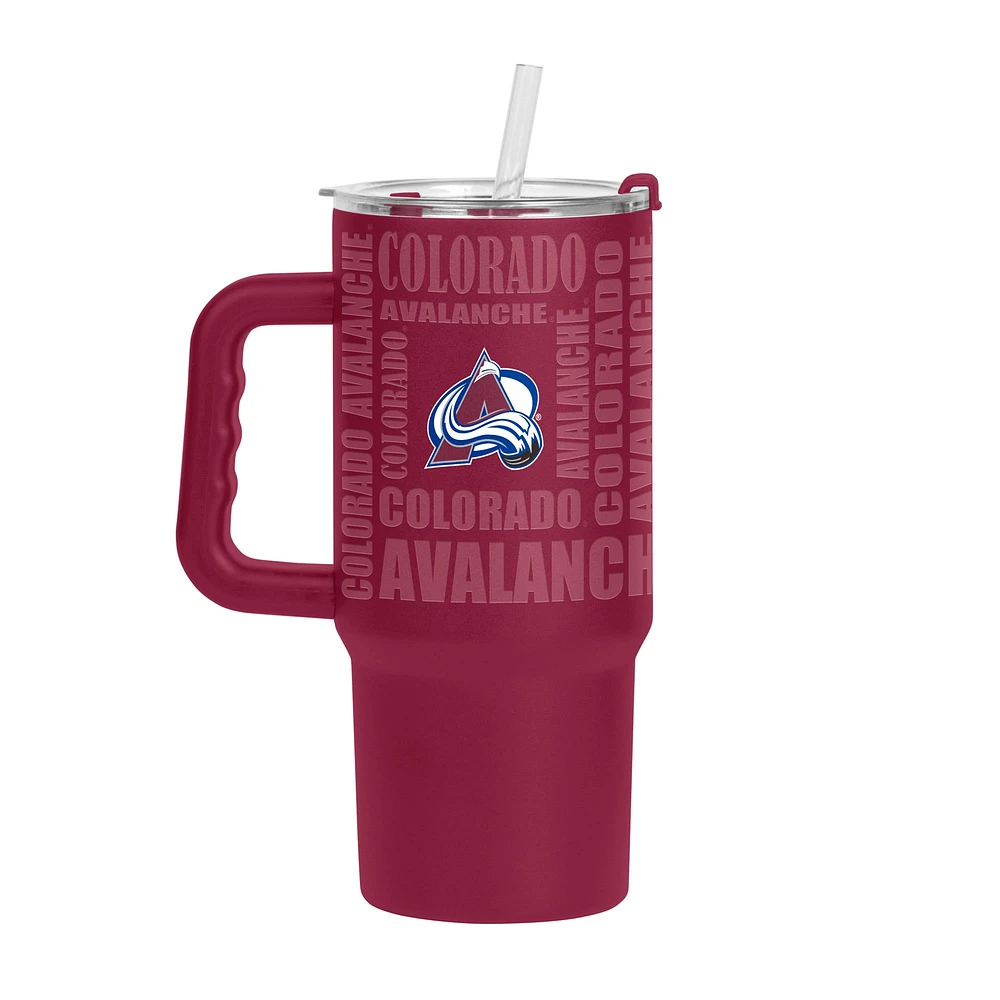 Verre à revêtement en poudre Replay Colorado Avalanche 24 oz