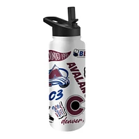 Colorado Avalanche 34oz. Native Quencher Bottle