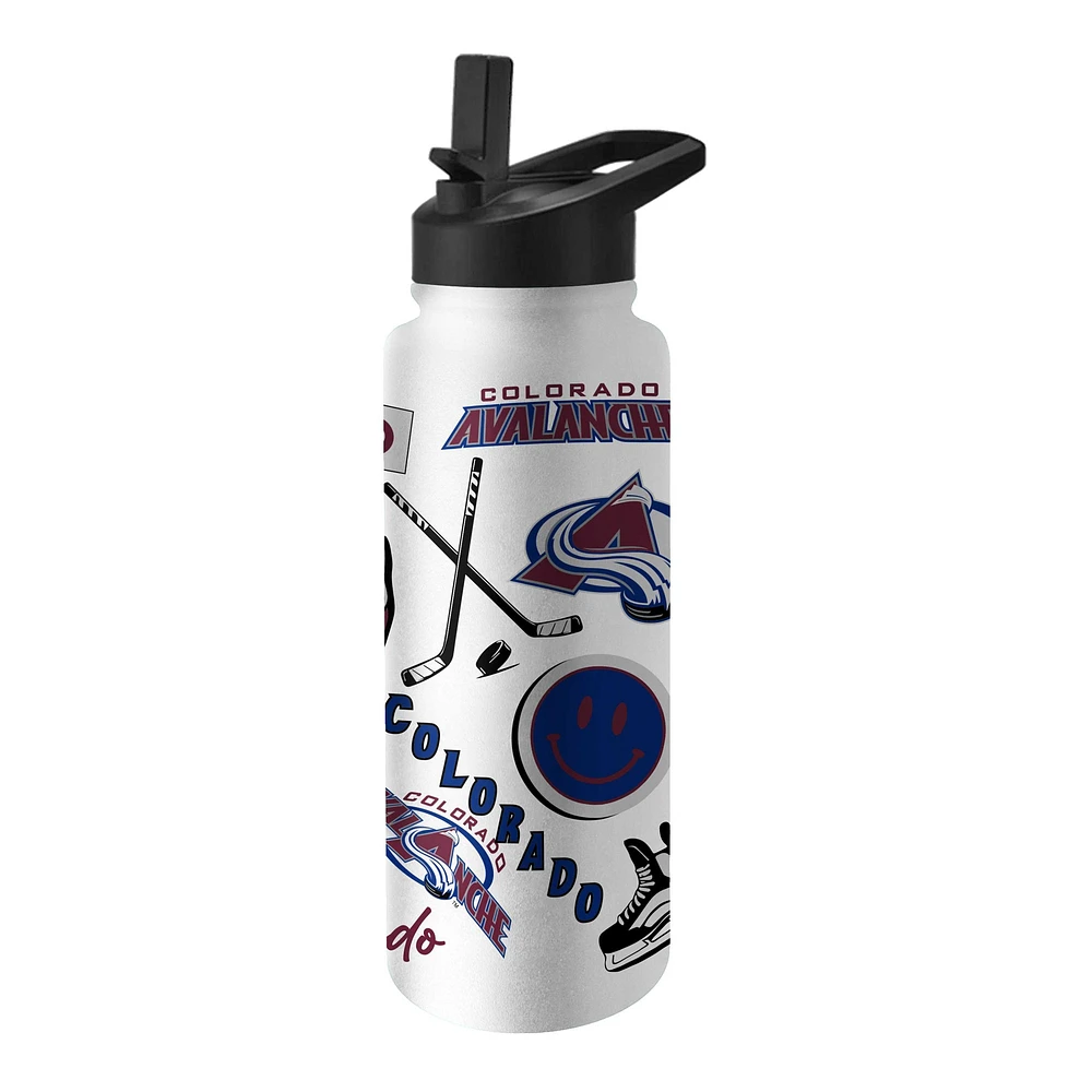 Colorado Avalanche 34oz. Native Quencher Bottle