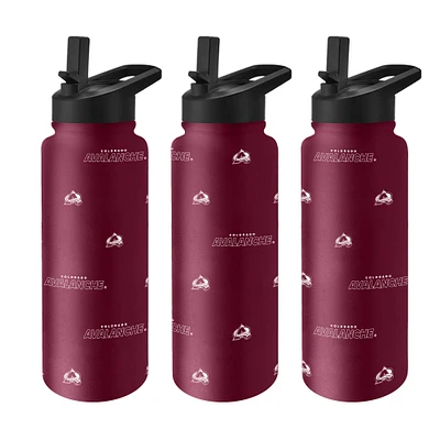 Bouteille de boisson rafraîchissante à boire à répétition Colorado Avalanche de 34 oz