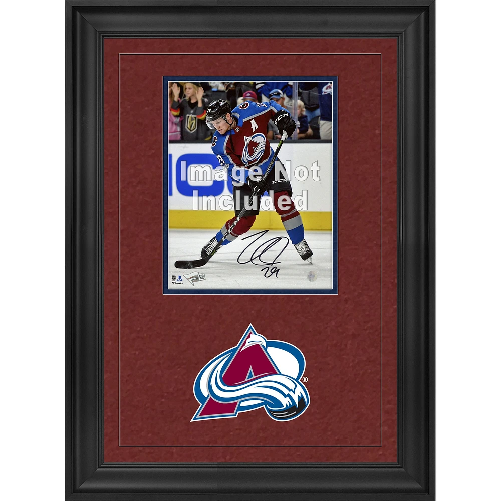 Cadre photo vertical de luxe 8'' x 10'' Colorado Avalanche avec logo de l'équipe