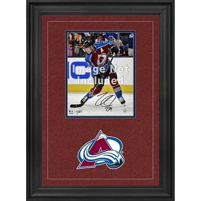 Cadre photo vertical de luxe 8'' x 10'' Colorado Avalanche avec logo de l'équipe