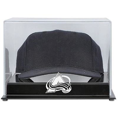 Présentoir en acrylique pour casquette avec logo de l'équipe Colorado Avalanche