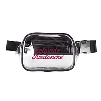 Colorado Avalanche Clear Belt Bag