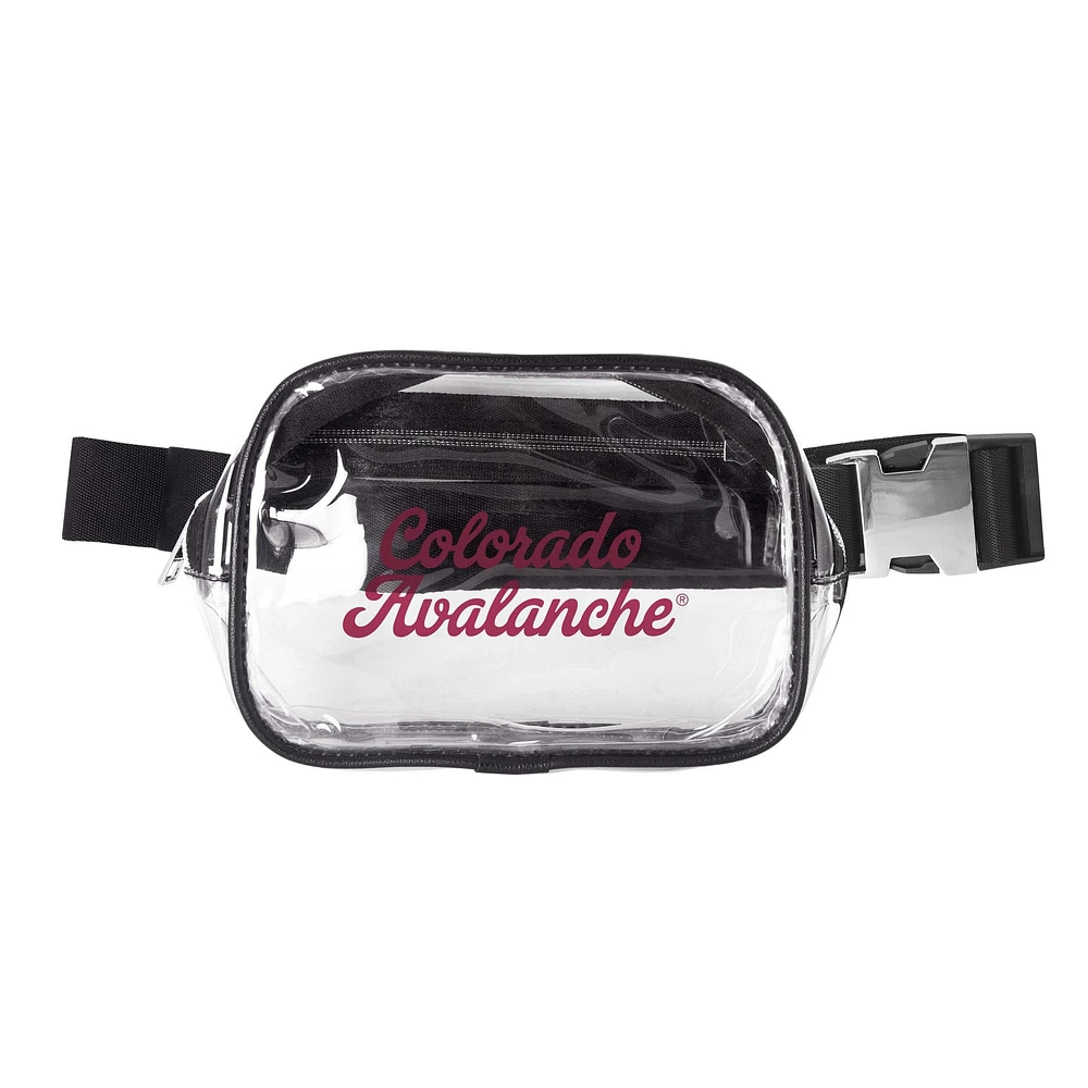 Colorado Avalanche Clear Belt Bag