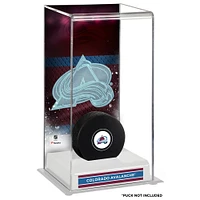 Étui pour rondelle de hockey haut de luxe Colorado Avalanche
