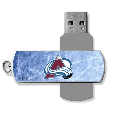 Colorado Avalanche Ice Flood Metal Twist USB Drive