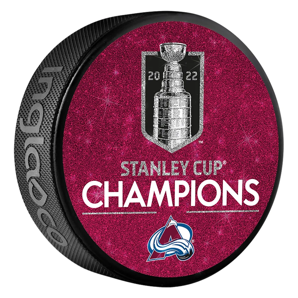 Colorado Avalanche Inglasco 2022 Stanley Cup Champions Glitter