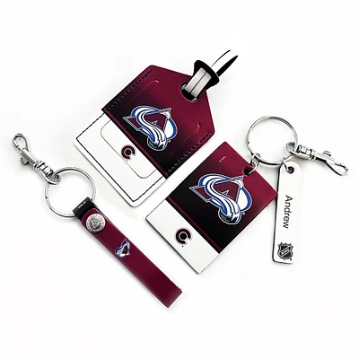 Colorado Avalanche - Leather Three-Piece Gift Pack with Personalized Tag