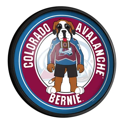 Colorado Avalanche Mascot 18'' Round Slimline Illuminated Wall Sign