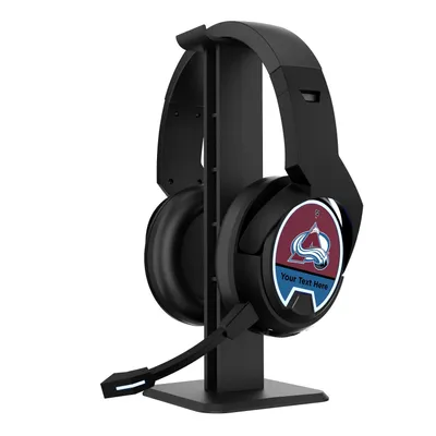 Colorado Avalanche Personalized Bluetooth Gaming Headphones & Stand