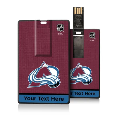 Colorado Avalanche Personalized Credit Card USB Drive