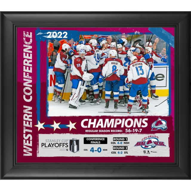 Cale Makar Colorado Avalanche 2022 Stanley Cup Champions Framed 15 x 17 Conn Smythe Collage with A Piece of Game-Used Net from The Final - Limited