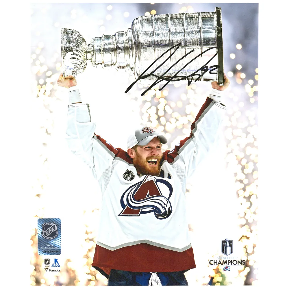 Gabriel Landeskog Colorado Avalanche Autographed 2022 Stanley Cup