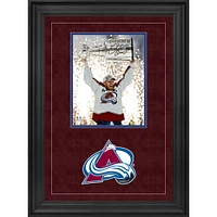 Gabriel Landeskog Colorado Avalanche Autographed Deluxe Framed 2022 Stanley Cup Champions 8" x 10" Raising Cup Photograph