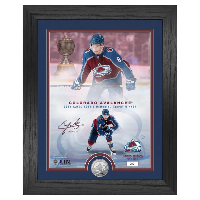 Unsigned Colorado Avalanche Cale Makar Fanatics Authentic White Jersey  Shooting Photograph