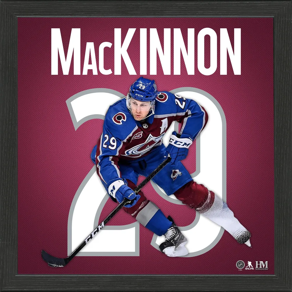 Youth Colorado Avalanche Nathan MacKinnon Burgundy Home Replica Player  Jersey