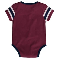 Infant Burgundy Colorado Avalanche Hockey Jersey Bodysuit