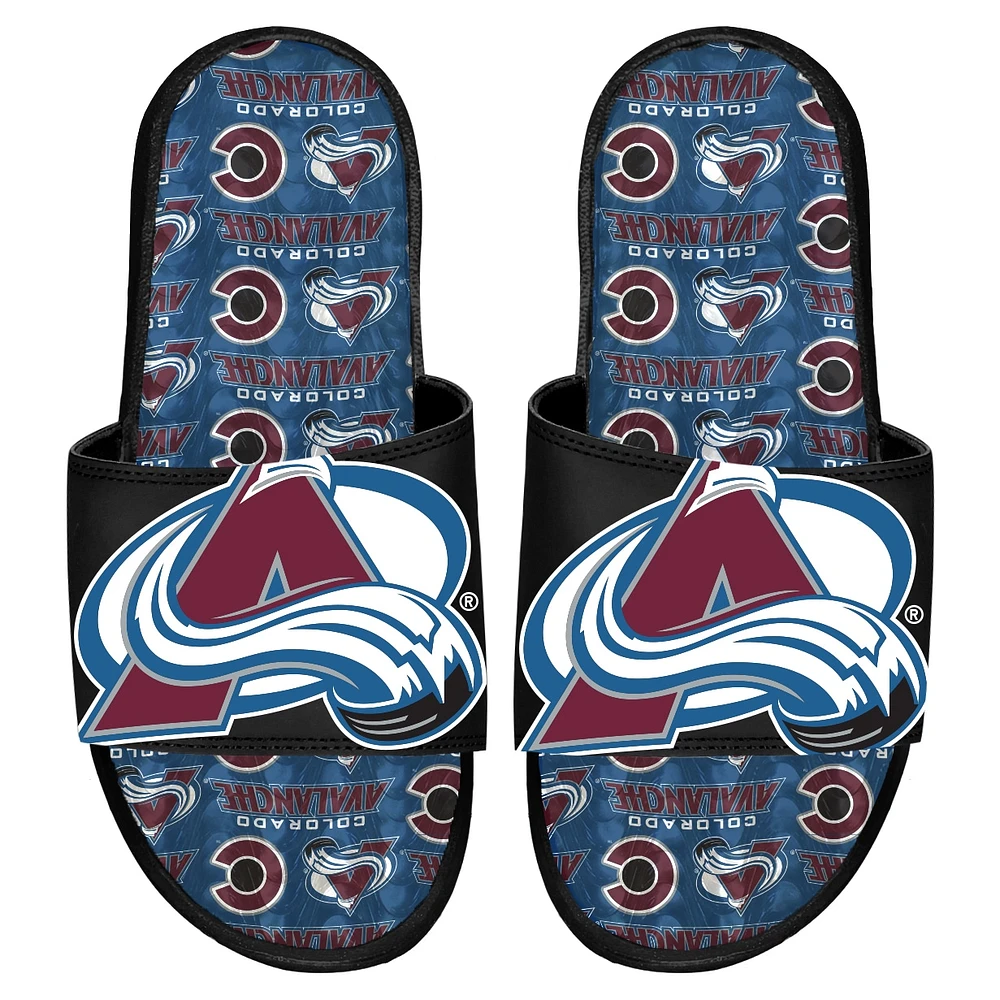 ISlide Colorado Avalanche Team Pattern Gel Slide Sandals