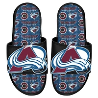 ISlide Colorado Avalanche Team Pattern Gel Slide Sandals