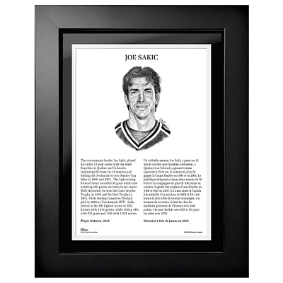 Joe Sakic Colorado Avalanche - 2012 Legends Line 12'' x 16'' Framed Photo
