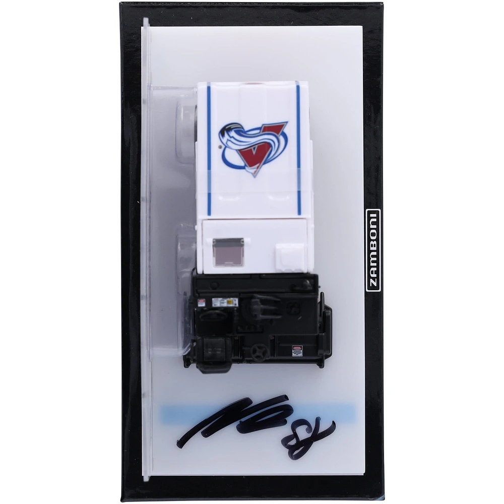 Zamboni moulée sous pression autographiée par Martin Necas Colorado Avalanche à l'échelle 1:43