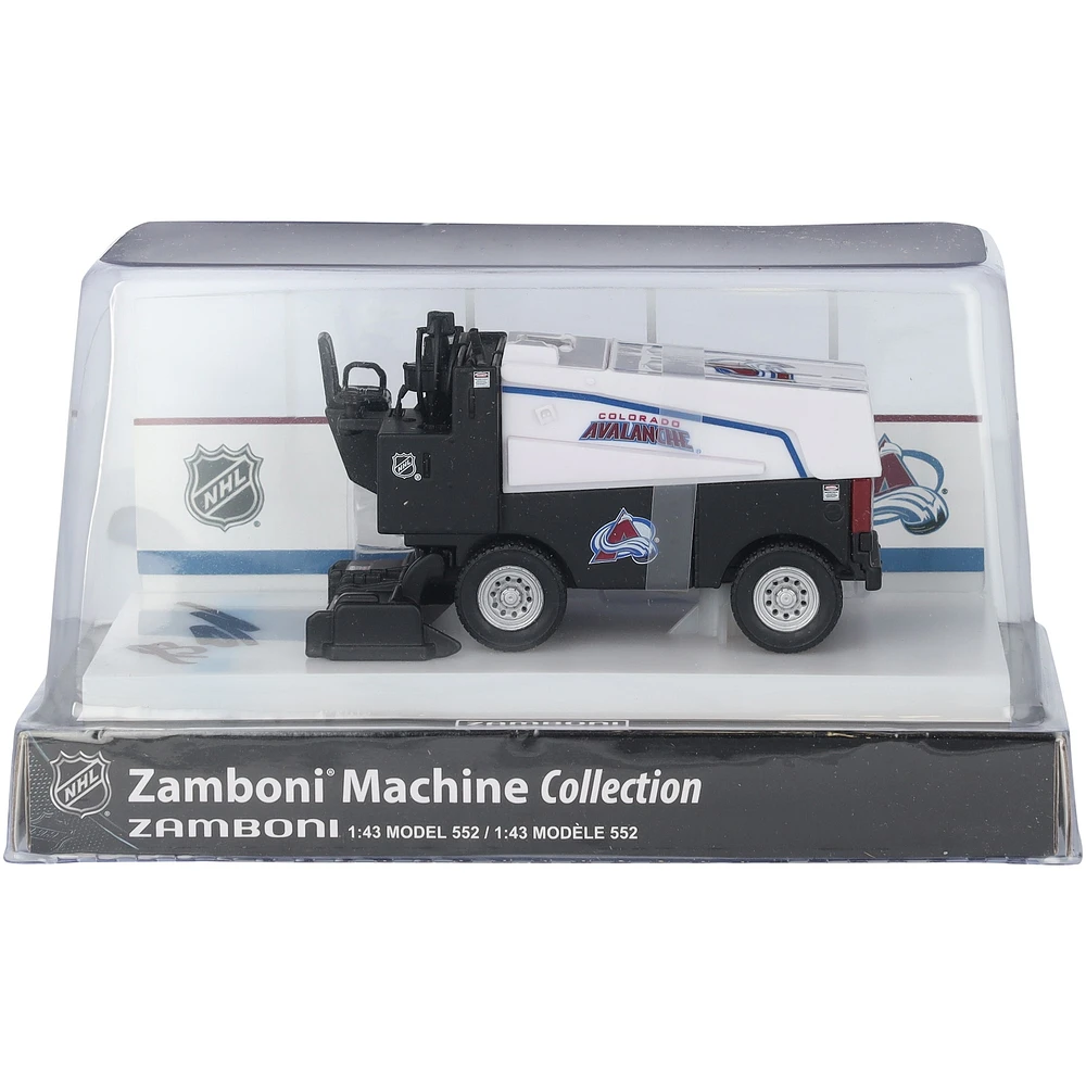 Zamboni moulée sous pression autographiée par Martin Necas Colorado Avalanche à l'échelle 1:43