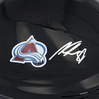 Mini casque noir autographié par Martin Necas Colorado Avalanche