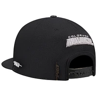 Men's Pro Standard  Cream Colorado Avalanche French Terry Snapback Hat