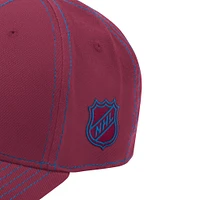 Men's Starter  Burgundy Colorado Avalanche Sphere II Curved Starfit Adjustable Hat