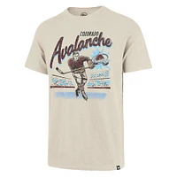Men's '47  Natural Colorado Avalanche Hockey Player Golden Age Scrum T-Shirt