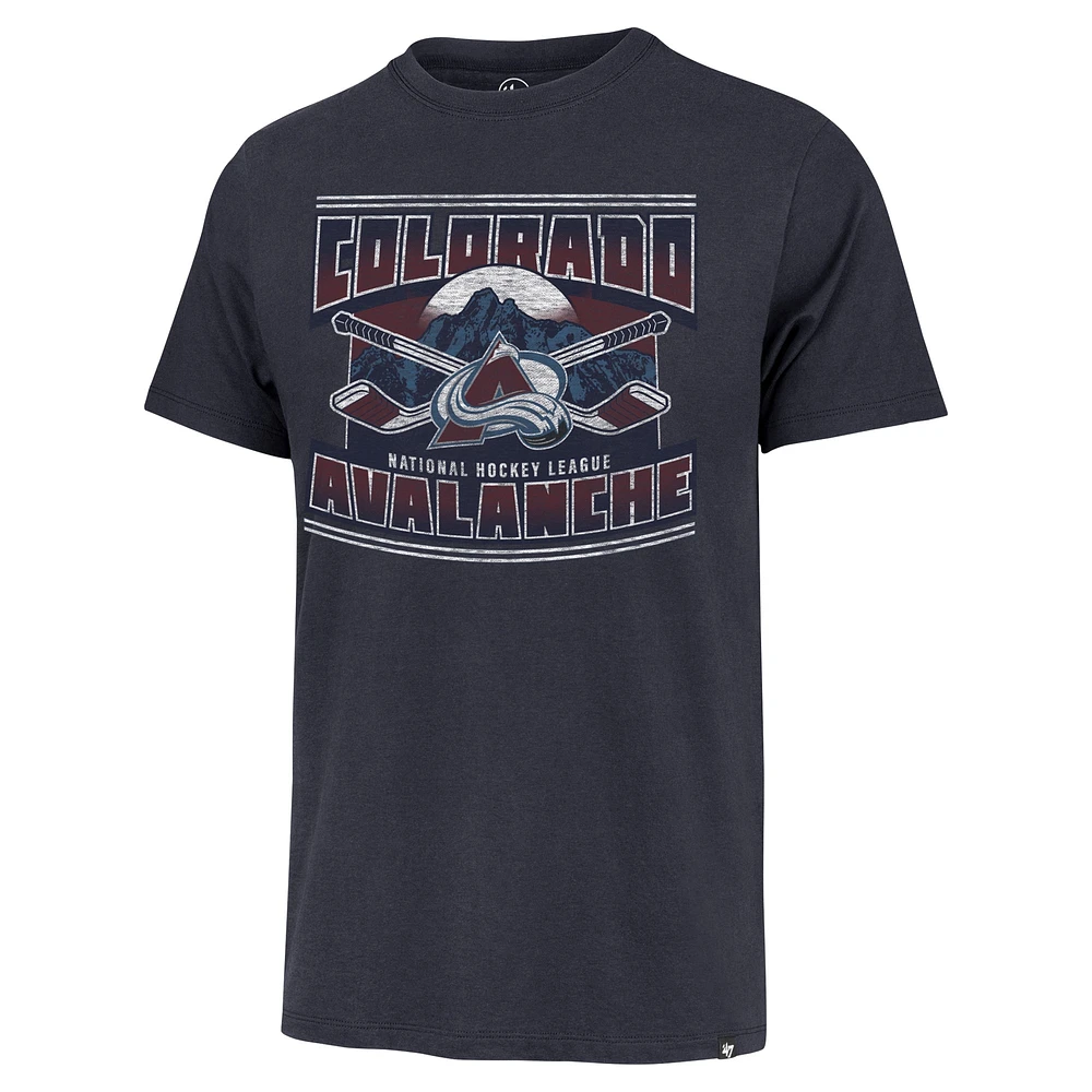 Men's '47 Navy Colorado Avalanche Regional Localized Franklin T-Shirt