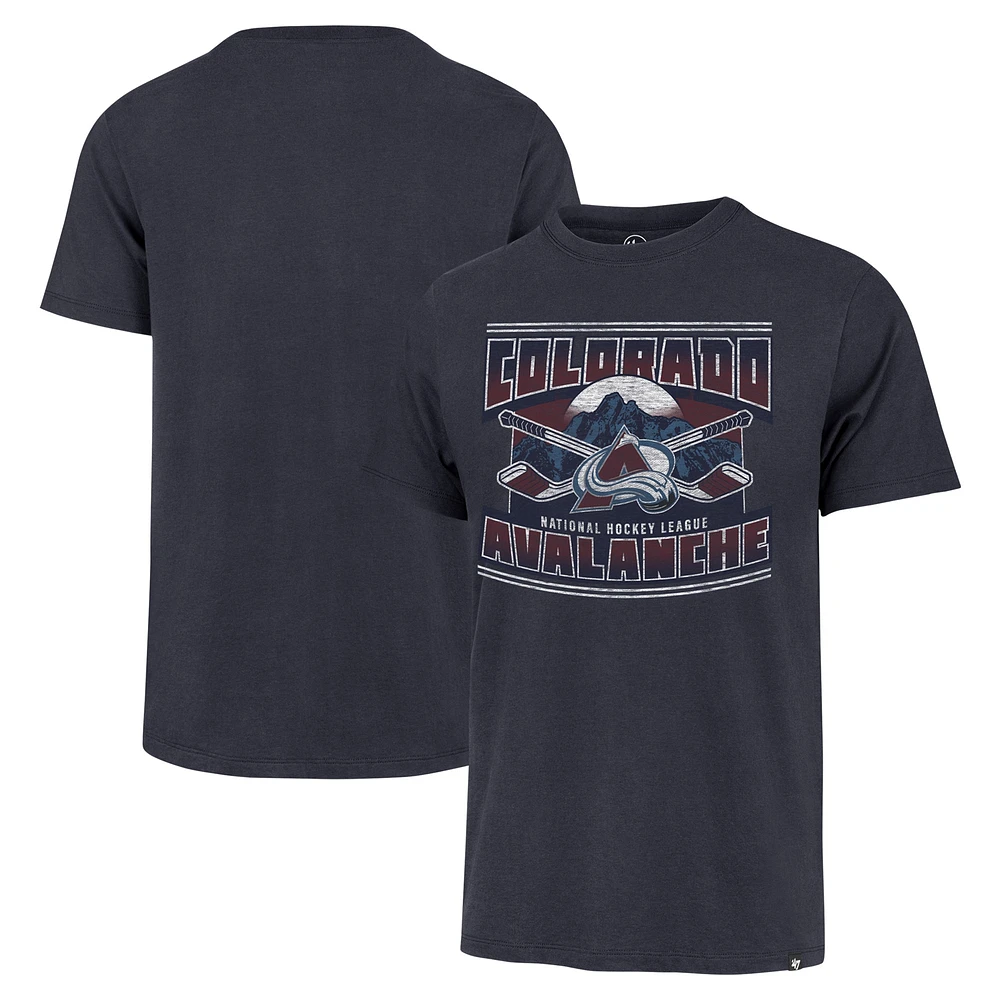 Men's '47 Navy Colorado Avalanche Regional Localized Franklin T-Shirt