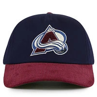 Men's American Needle  Navy/Burgundy Colorado Avalanche Burnett Adjustable Hat