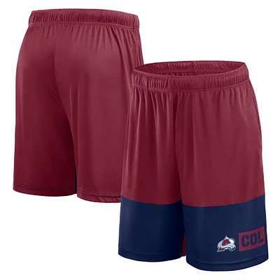 Short bordeaux pour homme Colorado Avalanche Best of the