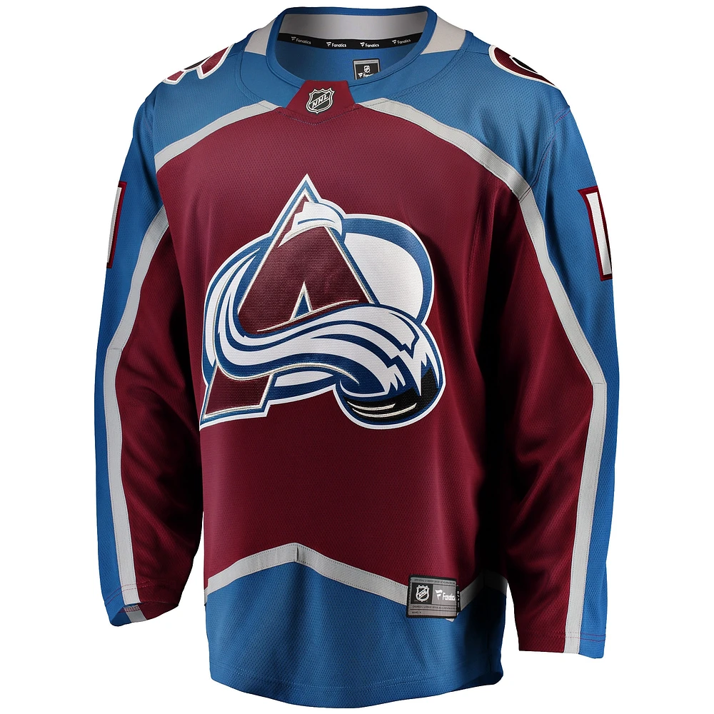 Fanatics pour hommes Andrew Cogliano Bourgogne Colorado Avalanche Home Breakaway Maillot